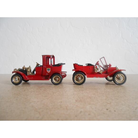 Models of Yesteryear By Lesney 1911 Ford Model T & 1912 Packard Landaulet - Picture 1 of 16